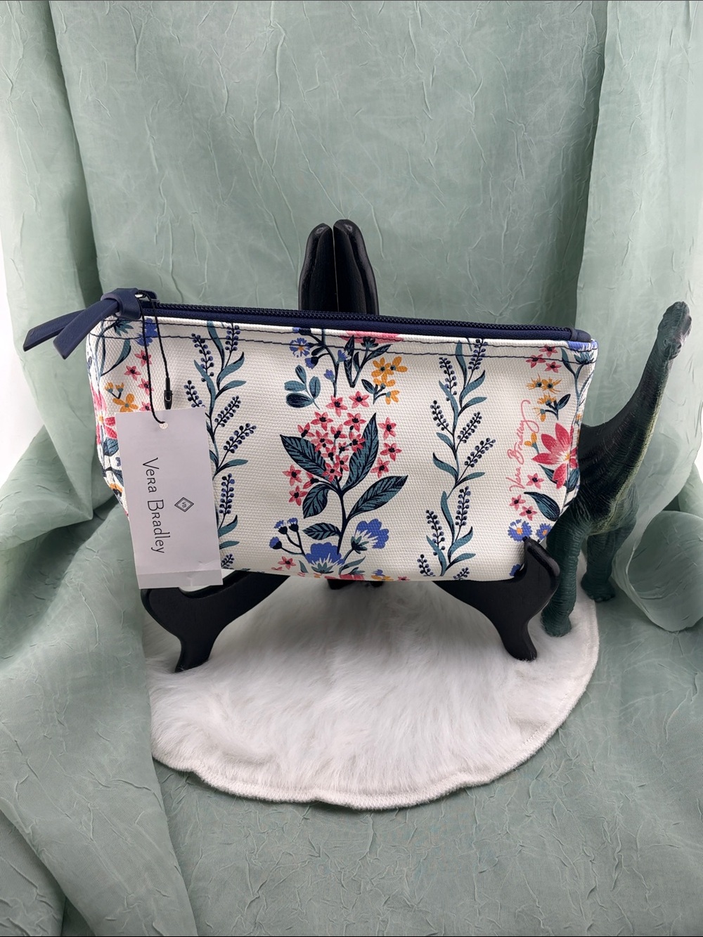 Vera Bradley Floral Cosmetic Bag Pouch | NWT